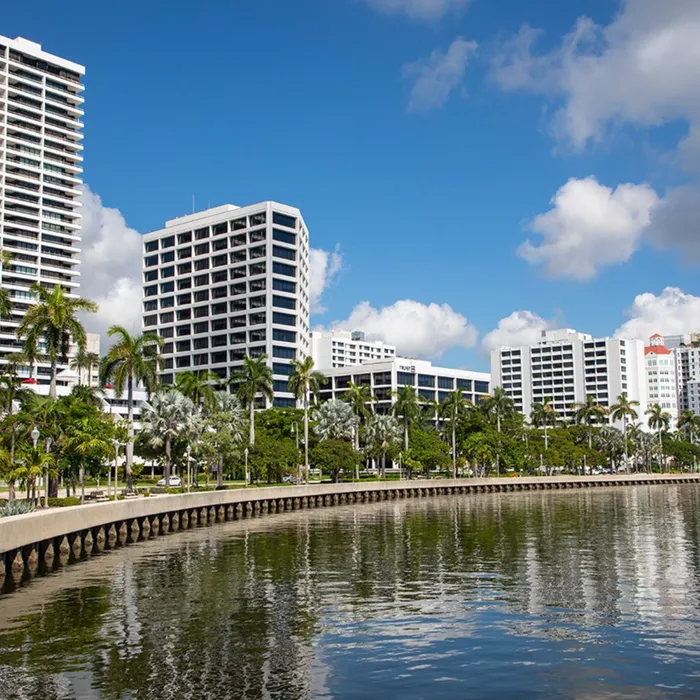 Waterfront towers, West Palm Beach